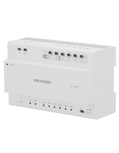 Comprar HIKVISION INTERCOM DS-KAD7060EY Distribuidor para edificios - 2 hilos HD - 6 grupos de 2 hilos HD - Alimenta dispositivo