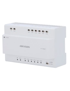 Hikvision Intercom DS-KAD7060EY-S Distribuidor para edifícios - 2 grupos HLOS HD - 6 de 2 fios HD - Conecte-se com DS-KAD7060EY 