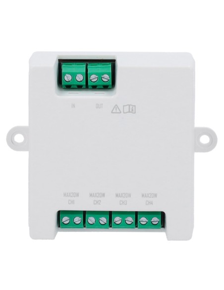 Distribuidor da Hikvision Intercom DS-KAD7061ey para edifícios - 4 grupos de 2 HLOS HD - Alimentação até 4 monitores HD de 2 fio