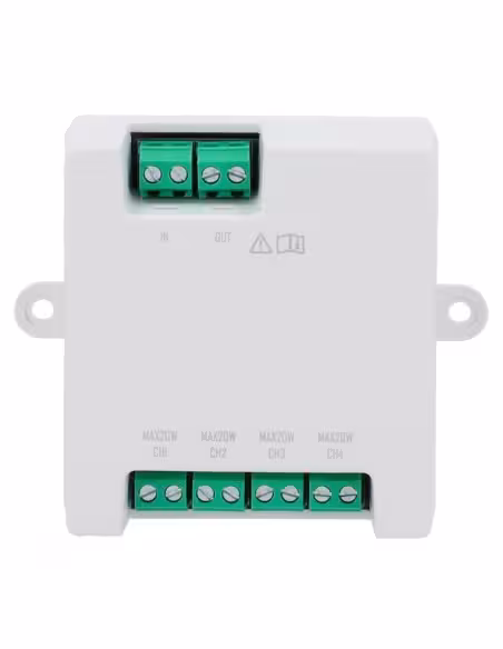 Comprar HIKVISION DS-KAD7061EY Distribuidor para edificios - 4 grupos de 2 hilos HD - Alimenta hasta 4 monitores de 2 hilos HD -