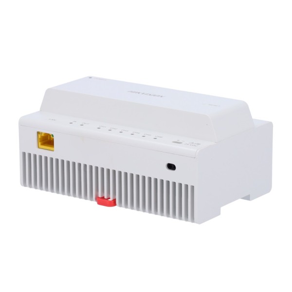 Acquistare HIKVISION DS-KAD706Y-S Convertitore per edifici - da 2 fili a IP - 6 gruppi da 2 fili - TCP/IP con RJ45 - Si collega 