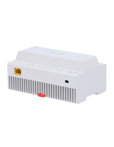 Acheter HIKVISION DS-KAD706Y-S convertisseur pour immeubles - 2 fils vers IP - 6 groupes de 2 fils - TCP/IP avec RJ45 - Se conne