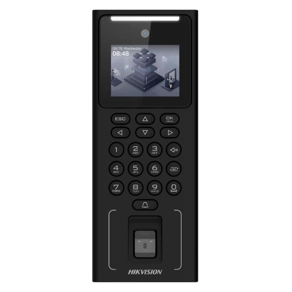 Comprare HIKVISION DS-KAS321 Kit di controllo accessi - Facciale, impronta, scheda MF e PIN - Autonomo, ventosa, profilo, pulsan