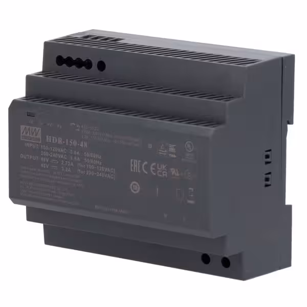 Comprar HIKVISION DS-KAW150-4N Fuente de alimentación - Salida DC 48 V / 3.2 A / 150 W - 2 salidas - 178 (An) x 97 (Al) x 38 (Fo
