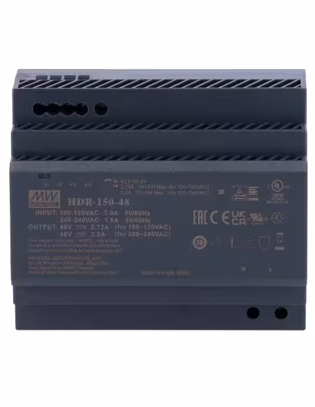 Comprar HIKVISION DS-KAW150-4N Fuente de alimentación - Salida DC 48 V / 3.2 A / 150 W - 2 salidas - 178 (An) x 97 (Al) x 38 (Fo