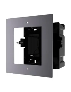 Comprar HIKVISION DS-KD-ACF1/PLASTIC Panel frontal y caja de registro encastrada - Hasta 1 módulo - Específica para videoportero