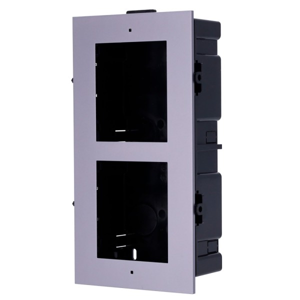 Comprar HIKVISION DS-KD-ACF2 Panel frontal y caja de registro encastrada - Hasta 2 módulos - Específica para videoporteros Hikvi