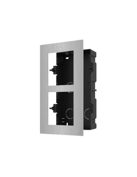 Kaufen HIKVISION DS-KD-ACF2/S Frontplatte und Unterputz-Anschlussdose – Für bis zu 2 Module – Speziell für Hik-Video-Türsprechan