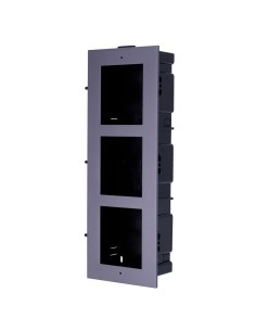 Kaufen HIKVISION DS-KD-ACF3/PLASTIC Frontplatte und Unterputz-Montagedose – Für bis zu 3 Module – Speziell für Video-Türsprechan