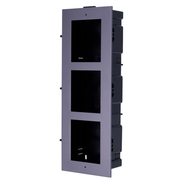 Acquista HIKVISION DS-KD-ACF3/PLASTIC Pannello frontale e scatola da incasso - Fino a 3 moduli - Specifica per videocitofono