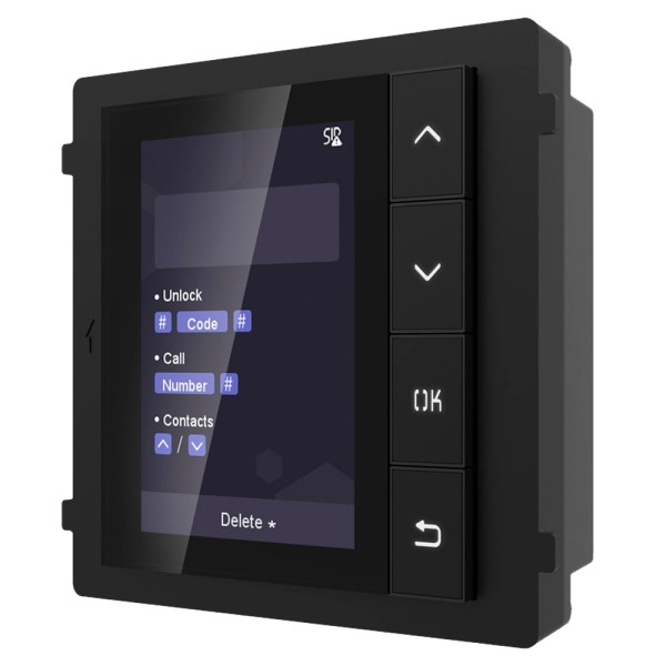 Acheter HIKVISION DS-KD-DIS Module d’extension - Écran TFT 3,5" - Clavier de navigation - Stockage 500 conta