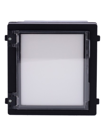 Módulo de extensão da Hikvision DS-KD-Info - Placa de diretório - Papel imprimível incluído - Backlumined automaticamente - AP