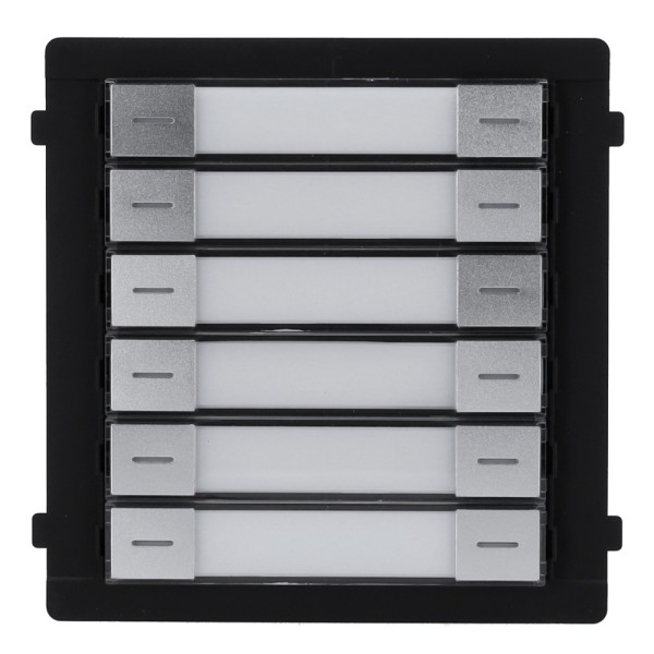 Comprar HIKVISION DS-KD-K12 Módulo de extensión - Llamada a diferentes monitores - Botonera de 12 botones - 6 etiquetas personal