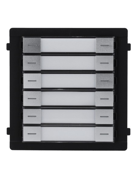 Comprar HIKVISION DS-KD-K12 Módulo de extensión - Llamada a diferentes monitores - Botonera de 12 botones - 6 etiquetas personal