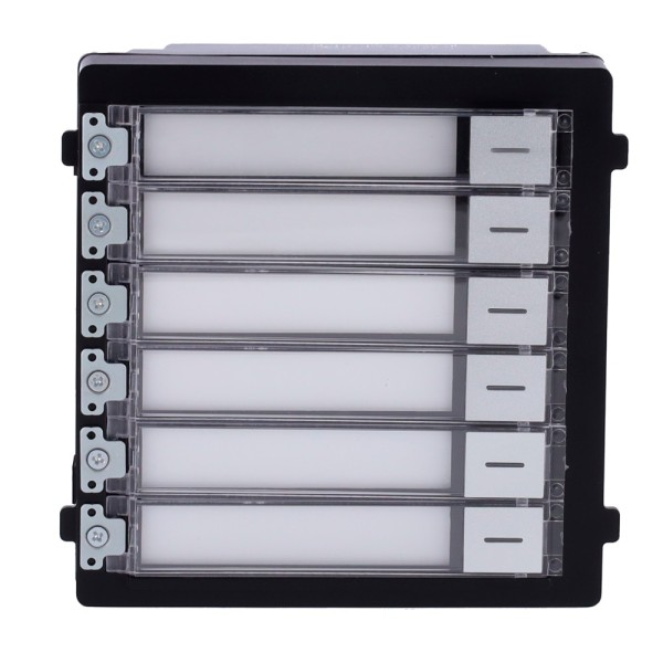 Comprar HIKVISION DS-KD-KK Módulo de extensión - Llamada a diferentes monitores - Botonera de 6 botones - 6 etiquetas personaliz