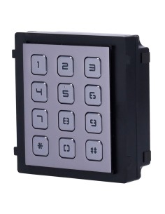 Módulo de extensão Hikvision DS-KD-KP - Chamada para diferentes monitores - Abertura de código de acesso - iluminação LED