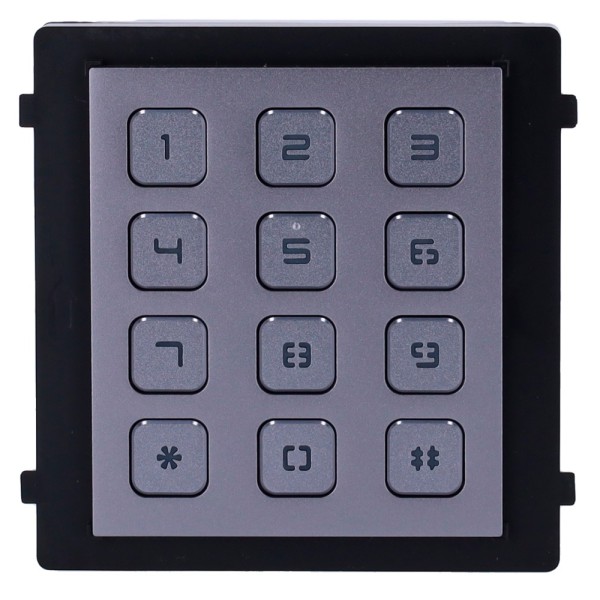 Comprar HIKVISION DS-KD-KP Módulo de extensión - Llamada a diferentes monitores - Apertura con código de acceso - Iluminación LE