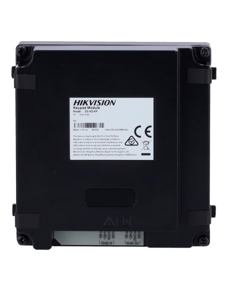 Comprar HIKVISION DS-KD-KP Módulo de extensión - Llamada a diferentes monitores - Apertura con código de acceso - Iluminación LE