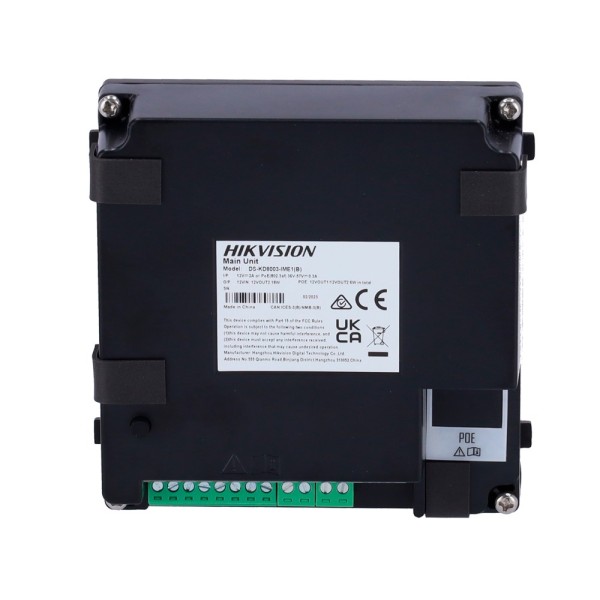 Hikvision DS-KD8003-IME1 (b) porta de vídeo IP - Câmera 2 MPX - Audio - aplicativo móvel bidirecional via monitor - adequado par