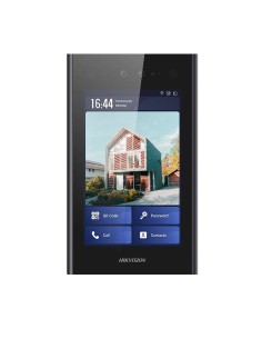Hikvision DS-KD9403-E6 Video Player IP Android para Apartamentos - Camera 2 MPX | Áudio Bidirecional - Facial, Cartão MF, QR e