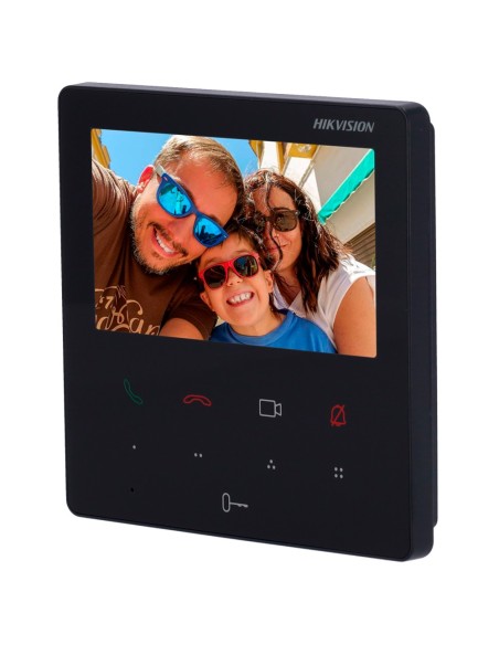 Hikvision DS-KH6110-WE1 Monitor para player de vídeo - TACTIL TFT 4.3 & quot - Áudio Bidirecional - TCP / IP, Wi-Fi, Sip - Mon