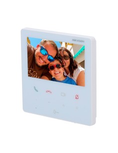 Kaufen HIKVISION DS-KH6110-WE1/WHITE Monitor für Video-Türsprechanlage – 4,3"-TFT-Touchscreen – Zwei-Wege-Audio – TCP/IP,