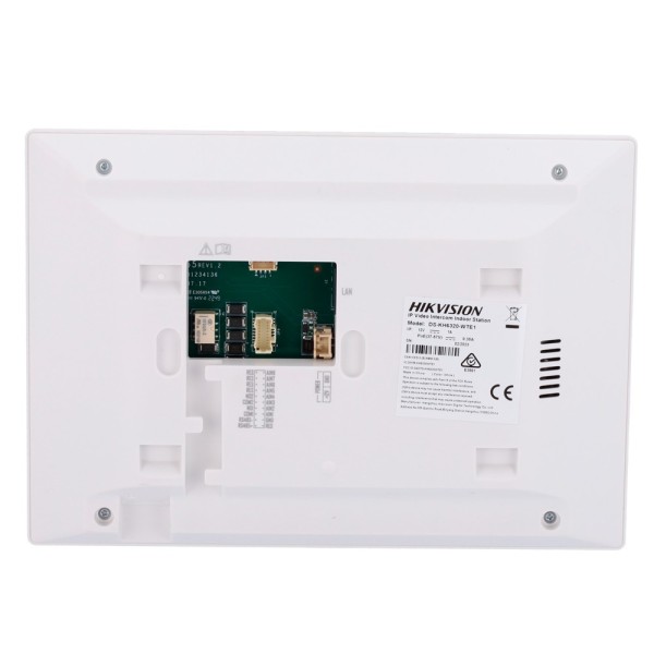 Acheter HIKVISION DS-KH6320-WTE1-W Moniteur pour visiophone - Écran tactile TFT 7" - Audio bidirectionnel - TCP/IP, Wi‑Fi,