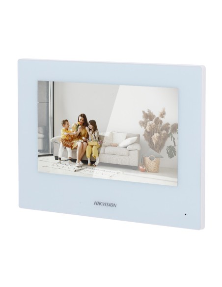 Comprar HIKVISION DS-KH6320Y-WTE2/WHITE Monitor para videoportero - Pantalla táctil TFT 7" - Audio bidireccional - 2 hilos,