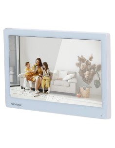 Comprar HIKVISION DS-KH6350-WTE1/WHITE Monitor para videoportero - Pantalla táctil TFT 7" marco estrecho - Audio bidireccio
