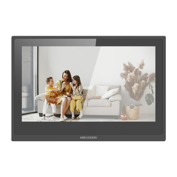 Monitor de Hikvision DS-KH6351-TE1 para player de vídeo - tela táctil TFT 7 & Quot metálico quadro estreito - bidirecional audio