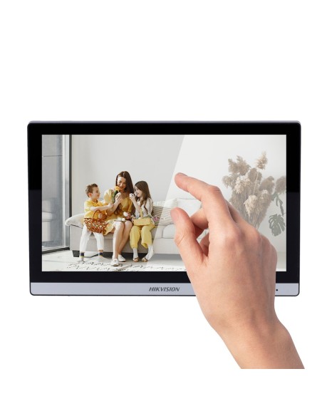 Hikvision DS-KH6352-WTDE6 (B) Monitor para vídeo Paypoint Pay Page de pagamento em TFT 7 & Quot Touch Screen - Audio Bidireciona