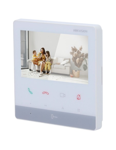 Acheter HIKVISION INTERCOM DS-KH7100EY-E2/WHITE Moniteur pour visiophone - Écran TFT 4,3" - Audio bidirectionnel | LE