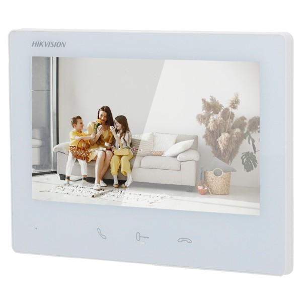 Acquistare HIKVISION INTERCOM DS-KH7300EY-TE2/WHITE Monitor per videocitofono - Schermo TFT da 7" - Audio bidirezionale | LED