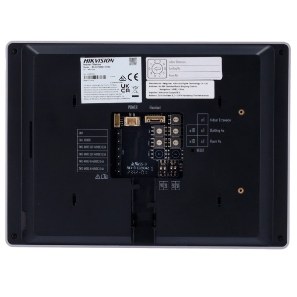 Monitor de Hikvision Intercom DS-KH7300EY-WTE2 para player de vídeo - 7 & quot TFT Tela - Áudio Bidirecional | Estado LED - 2