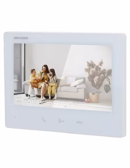 Kaufen HIKVISION INTERCOM DS-KH7300EY-WTE2/WHITE Monitor für Video-Türsprechanlage – 7"-TFT-Display – Zwei-Wege-Audio | LE