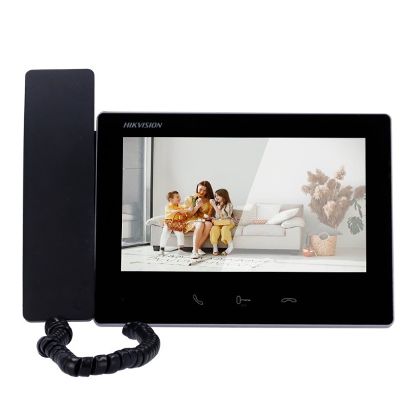 Monitor Hikvision Intercom DS-KH7300EY-WHEITHO2 para player de vídeo - Tela TFT 7 "Audio Bidirectional | LED do estado - 