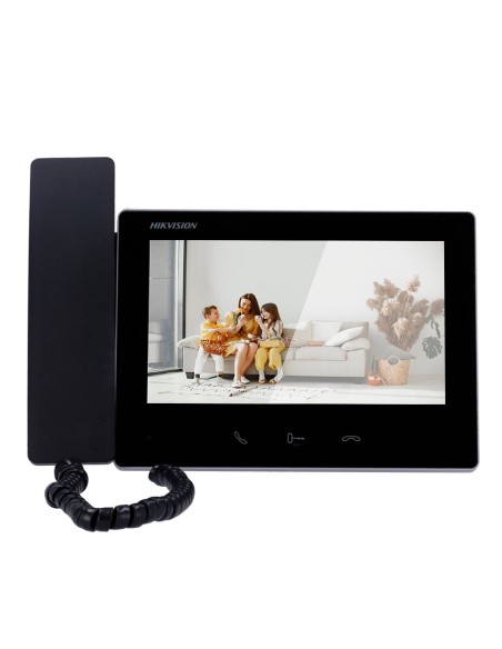 Comprar HIKVISION INTERCOM DS-KH7300EY-WTHE2 Monitor para videoportero - Pantalla TFT de 7" - Audio bidireccional | LED de 