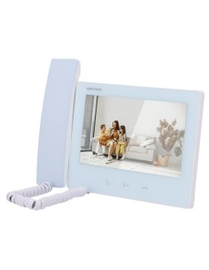Acheter HIKVISION INTERCOM DS-KH7300EY-WTHE2/WHITE Moniteur pour visiophone - Écran TFT 7" - Audio bidirectionnel | L
