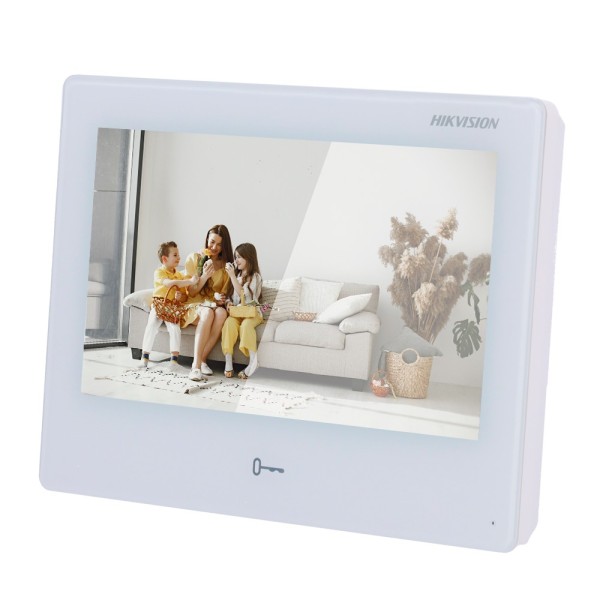 Hikvision DS-KH9310-WTE1 (B) Monitor para o operador da porta de vídeo do Android - TFT 7 & Quot Touch Screen - Áudio Bidirecion