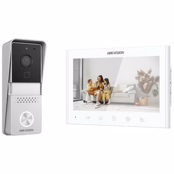 Acheter HIKVISION DS-KIS102-P/SURFACE kit de visiophone - Technologie analogique 2 fils - Platine et moniteur - Lecteur MF | Con