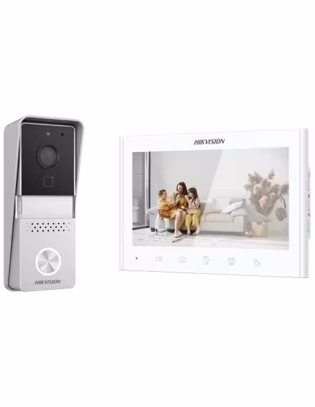 Acheter HIKVISION DS-KIS102-P/SURFACE kit de visiophone - Technologie analogique 2 fils - Platine et moniteur - Lecteur MF | Con