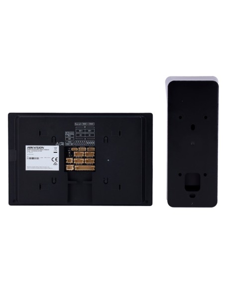Acheter HIKVISION DS-KIS313-P(B) Kit de visiophone - Technologie hybride HD 4 fils & Wi‑Fi - Platine et moniteur | Permet 2 mo