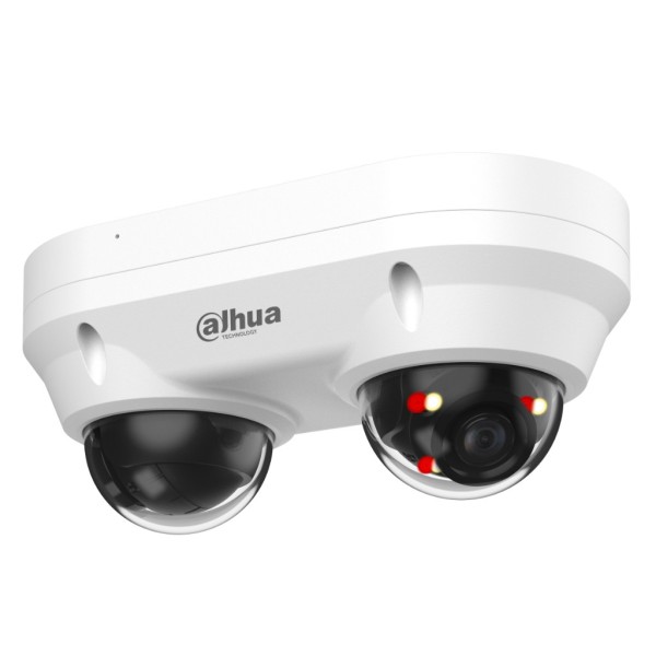 Comprar DAHUA IPC-HDBW2449F-AS-E2-IL-0360B Cámara IP H265 2x4MP Dual-Directional WDR Iluminación Dual LED20m/IR30m 3.6mm IP67 IK