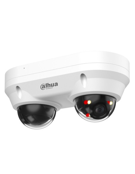 Comprar DAHUA IPC-HDBW2449F-AS-E2-IL-0360B Cámara IP H265 2x4MP Dual-Directional WDR Iluminación Dual LED20m/IR30m 3.6mm IP67 IK