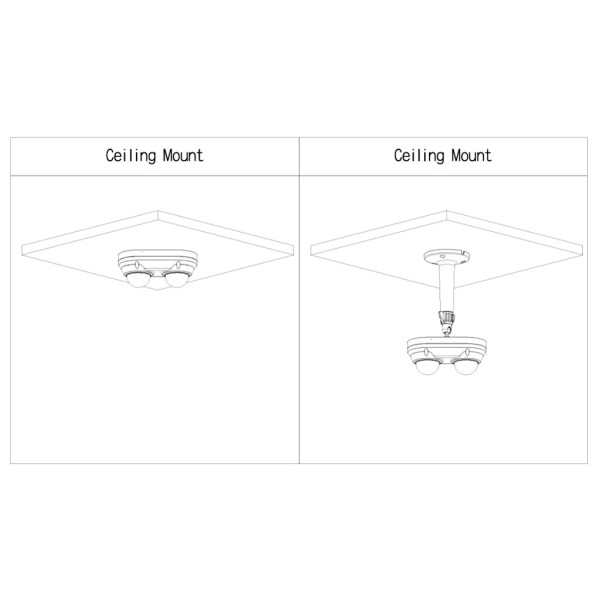 Comprar DAHUA IPC-HDBW2449F-AS-E2-IL-0360B Cámara IP H265 2x4MP Dual-Directional WDR Iluminación Dual LED20m/IR30m 3.6mm IP67 IK