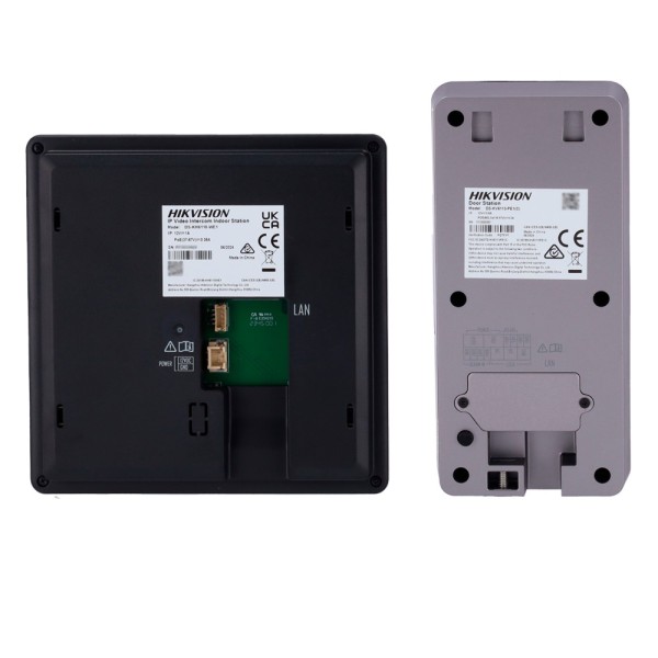 Hikvision DS-KIS606-P Kit de Número de Porta de Vídeo - Tecnologia IP & Amp WiFi - Placa e Monitor | Permite mais 16 monitores -