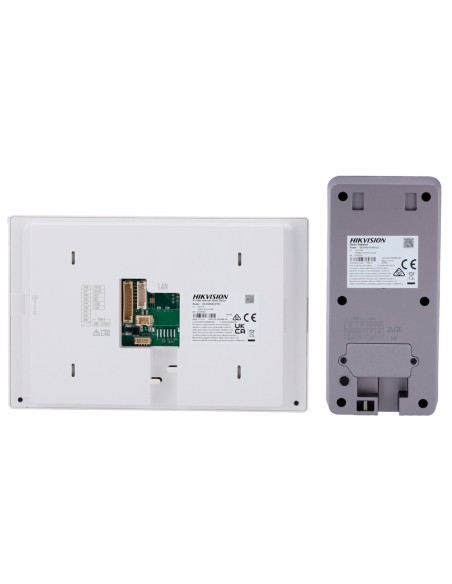 Comprar HIKVISION DS-KIS607-S Kit de videoportero - Tecnología IP &amp; WiFi | Switch PoE - Placa y monitor | Permite 16 monitor