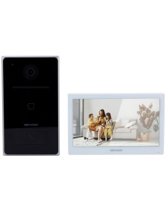 Comprar HIKVISION DS-KIS608-P Kit de videoportero - Tecnología IP &amp; WiFi - Placa y monitor | Permite 16 monitores más - Lect 2