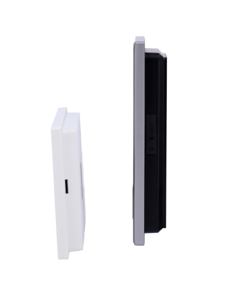Acquistare HIKVISION DS-KIS608-P Kit videocitofono - Tecnologia IP e WiFi - Targa e monitor | Consente fino a 16 monitor aggiunt