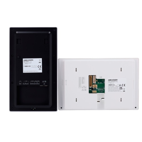 Acquistare HIKVISION DS-KIS608-P Kit videocitofono - Tecnologia IP e WiFi - Targa e monitor | Consente fino a 16 monitor aggiunt